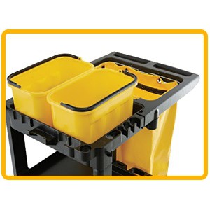 Xô nhựa vuông đa năng TRUST 9.5L có quai xách - Cobi Home