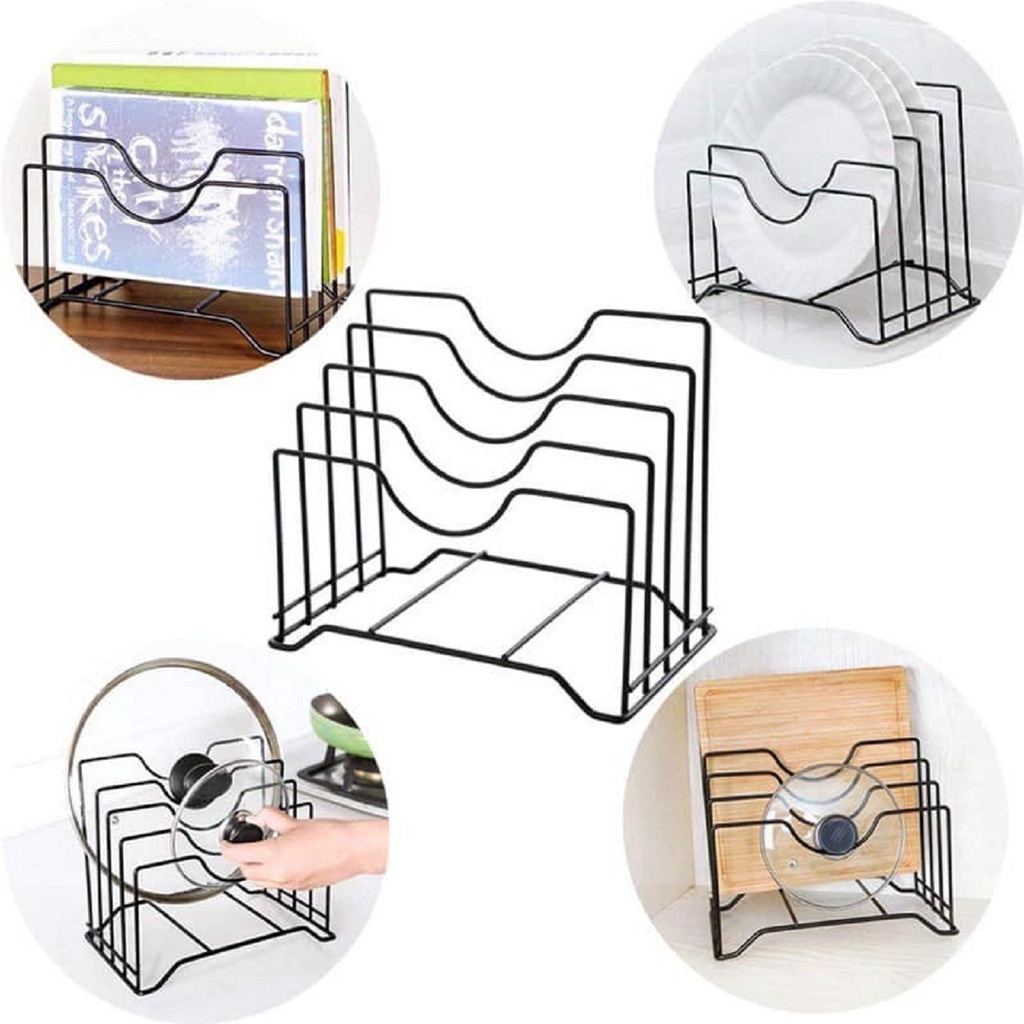 Kệ để dao thớt đa năng, để nắp, vung nồi 1 | BigBuy360 - bigbuy360.vn