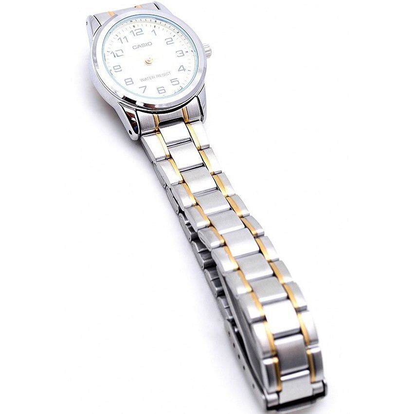 Đồng hồ nữ CASIO chính hãng LTP-V001, dây kim loại