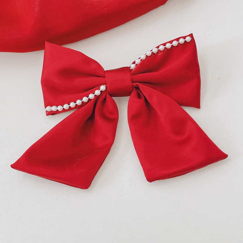 Dây Buộc Tóc Nơ Nhung Xinh Xắn Theo Phong Cách Năm Mới