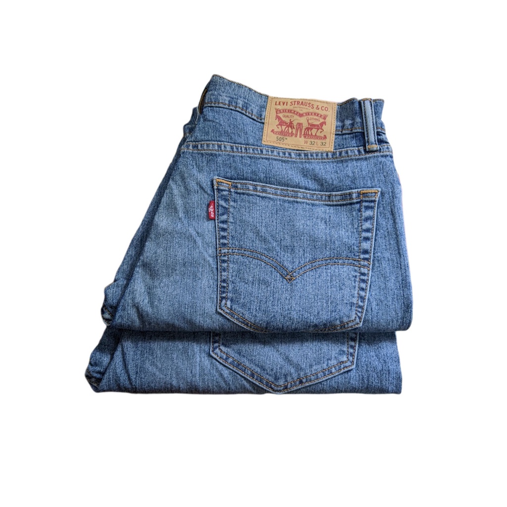 Quần jeans nam Levis 505 Straight Hàng Hiệu