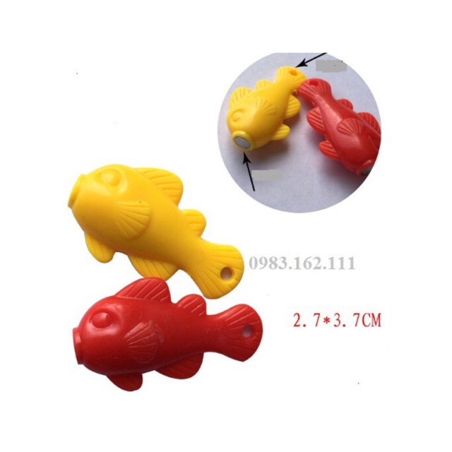 Lẻ đầu nam châm làm cần câu cá