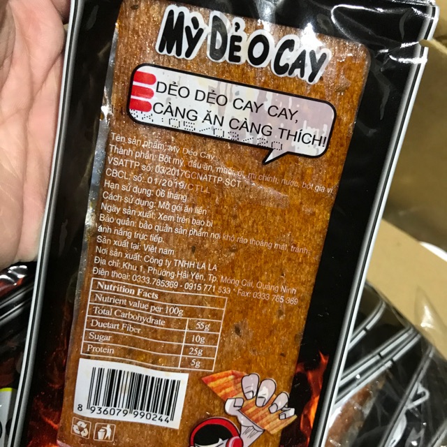 Mì dẻo cay miếng 🌶
