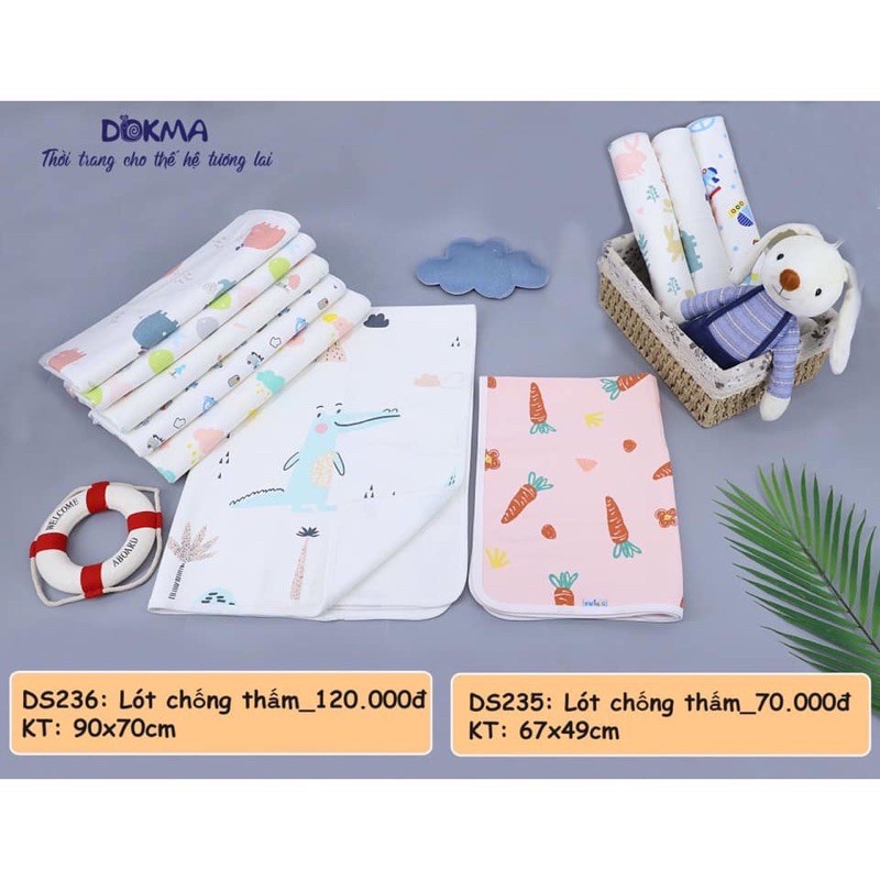 Lót chống thấm 3 lớp cotton Dokma