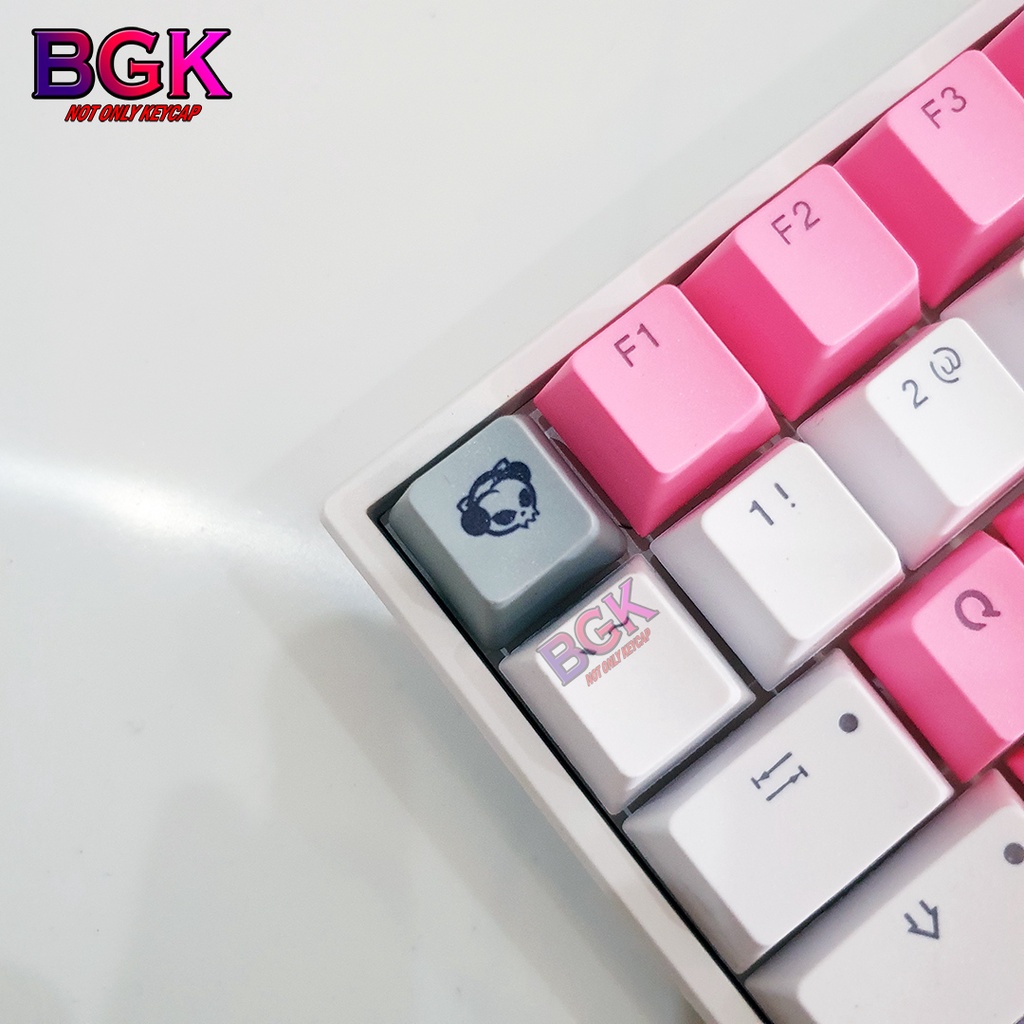 Keycap Lẻ Hình LOGO AKKO OEM profile in dye sub ( keycap resin độc lạ )( Keycap Artisan )