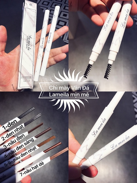 Chì Kẻ Mày 2 Đầu Lameila Vân Đá Nội Địa | BigBuy360 - bigbuy360.vn
