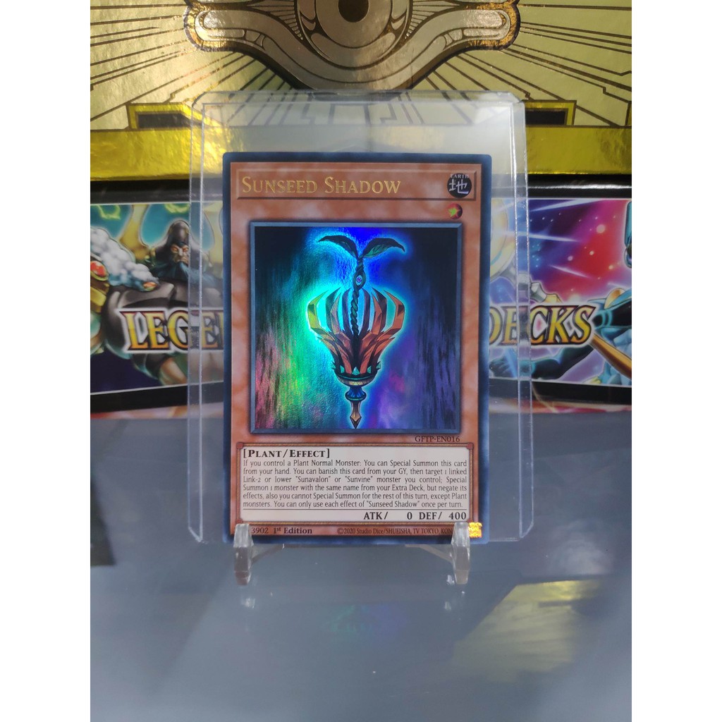 [ Dưa Hấu Yugioh ] Lá bài thẻ bài Sunseed Shadow - Ultra Rare - Tặng bọc bài nhựa bảo quản