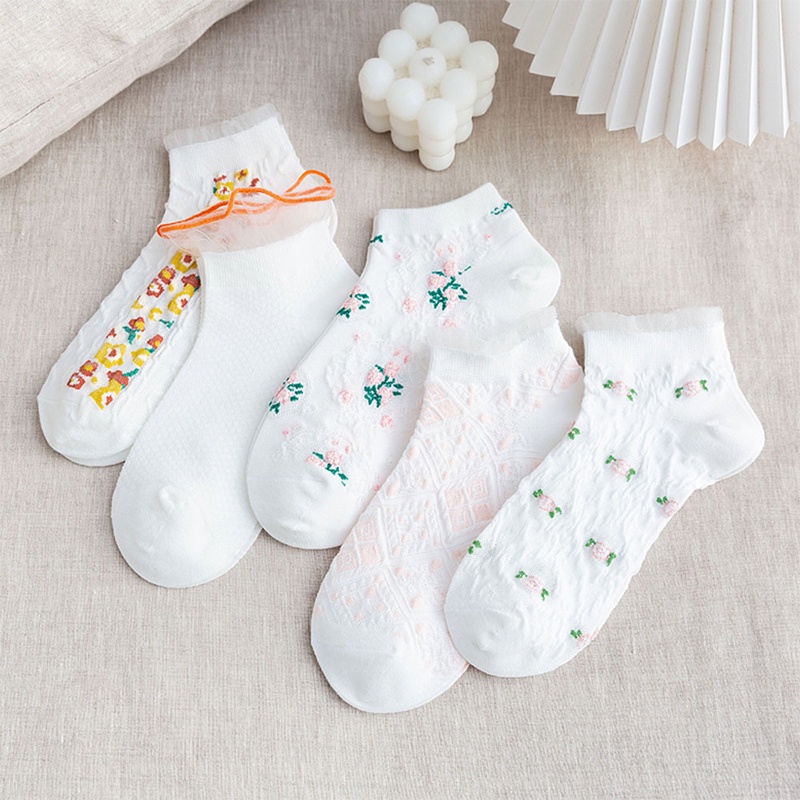 Tất Nữ Ống Trắng Phong Cách Lolita Nhật Bản Foxy - FOS017