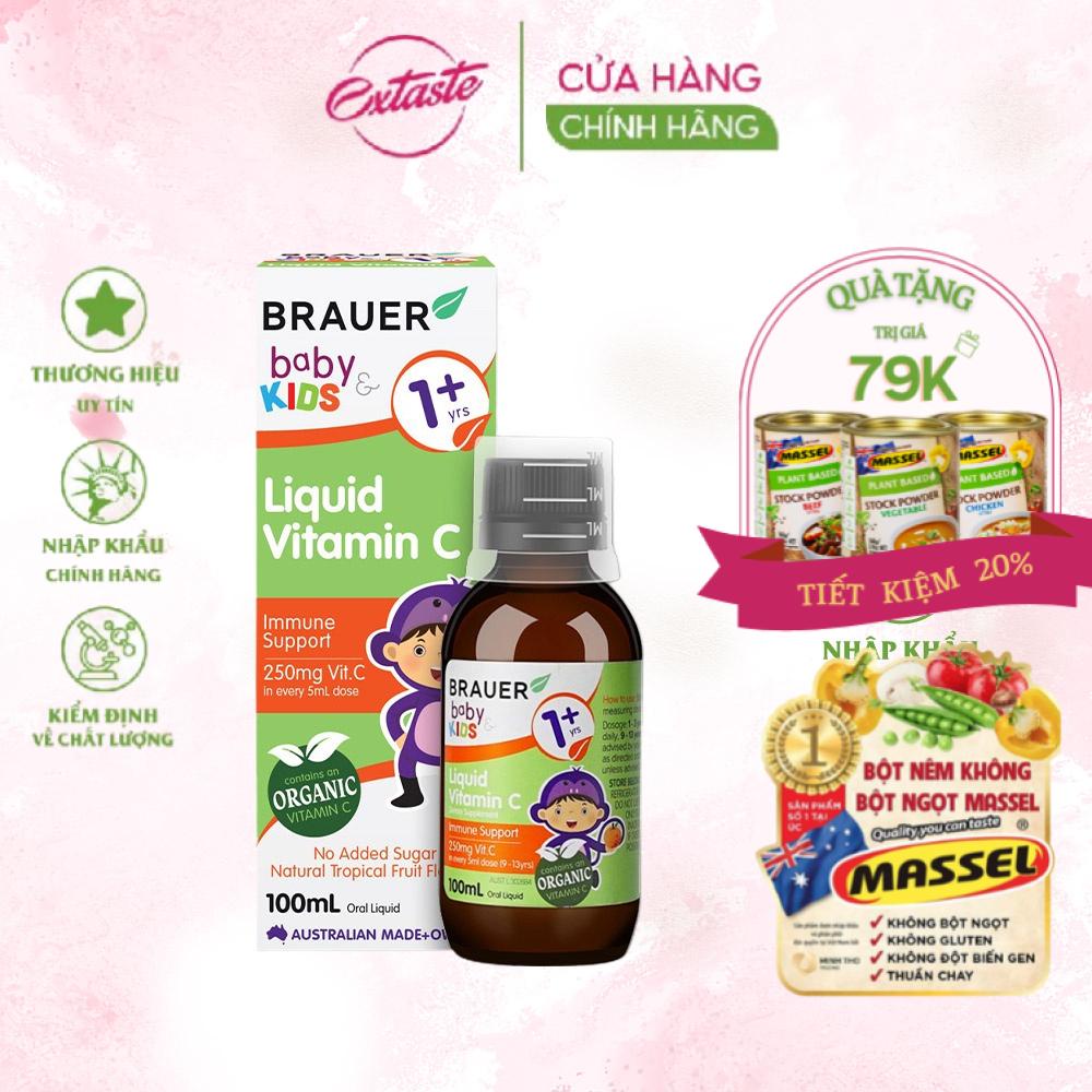 Vitamin C dạng nước Brauer Baby & Kids Liquid tăng đề kháng cho trẻ trên 1 tuổi 100ml