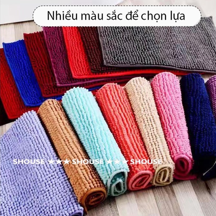 Thảm Lau Chân San Hô nhà tắm thấm nước chống trượt siêu thấm hút nước miếng giẻ dậm chùi chân giá rẻ phòng khách