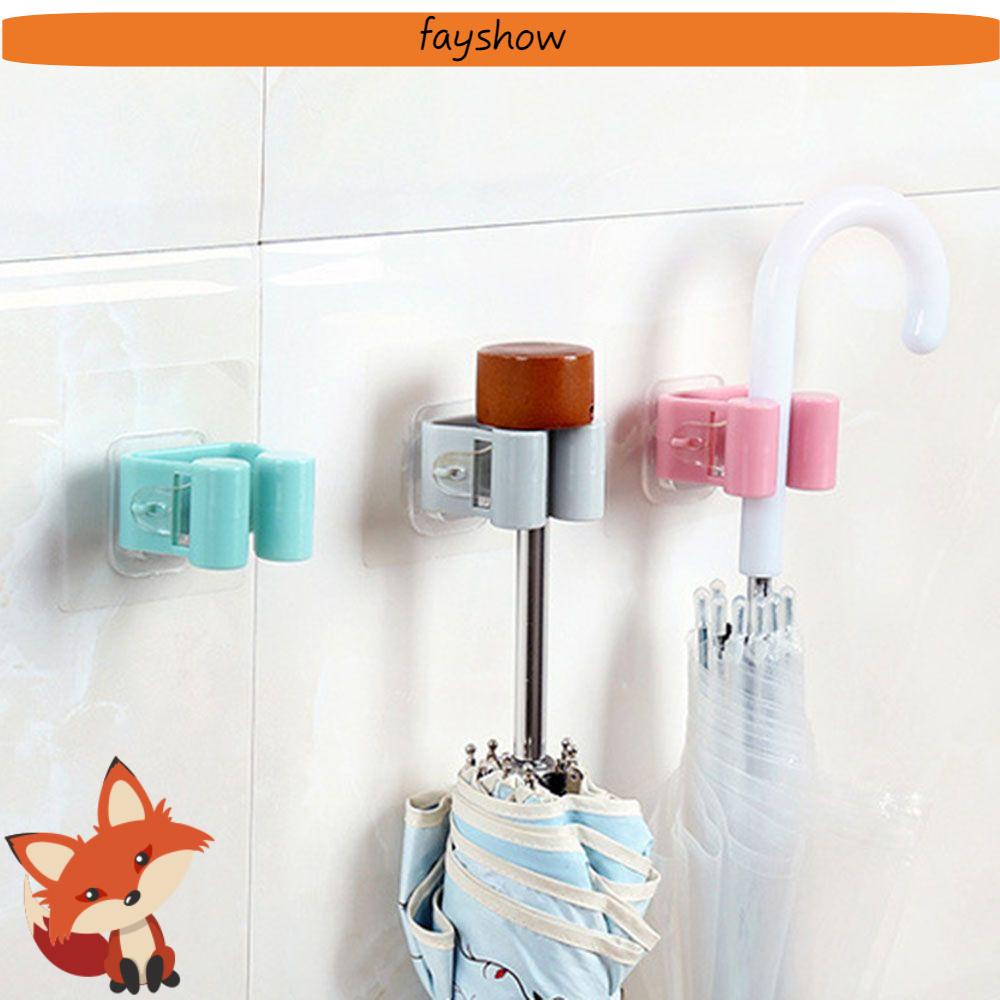 Giá Đỡ Cây Lau Nhà Đa Năng Tự Dính Không Cần Khoan