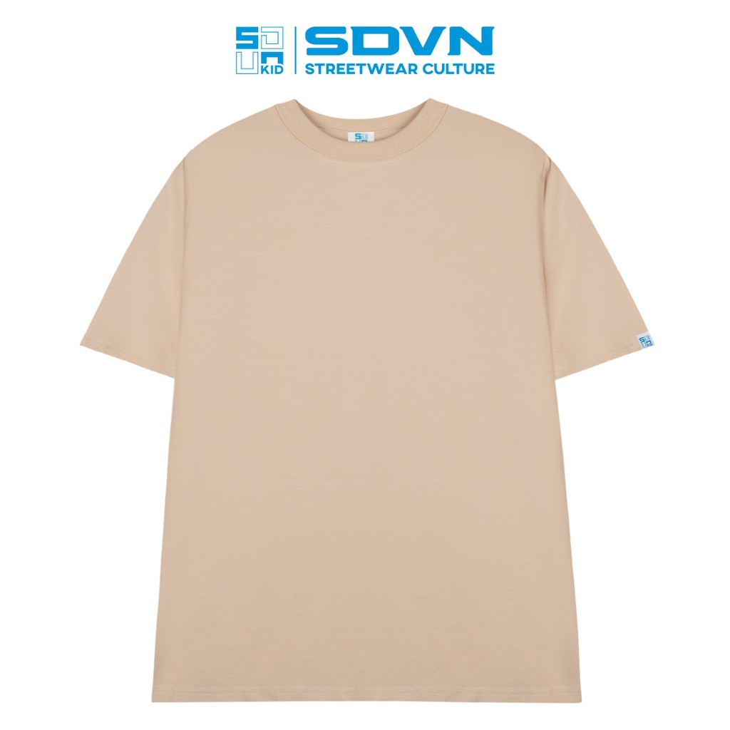 Áo Thun Trơn Trẻ Em - Cotton 100% Unisex form rộng Local Brand SDVN
