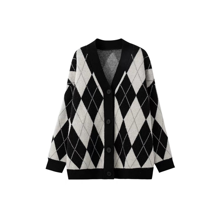 ✅ÁO LEN CARDIGAN QC HÌNH TRÁM 2 MÀU