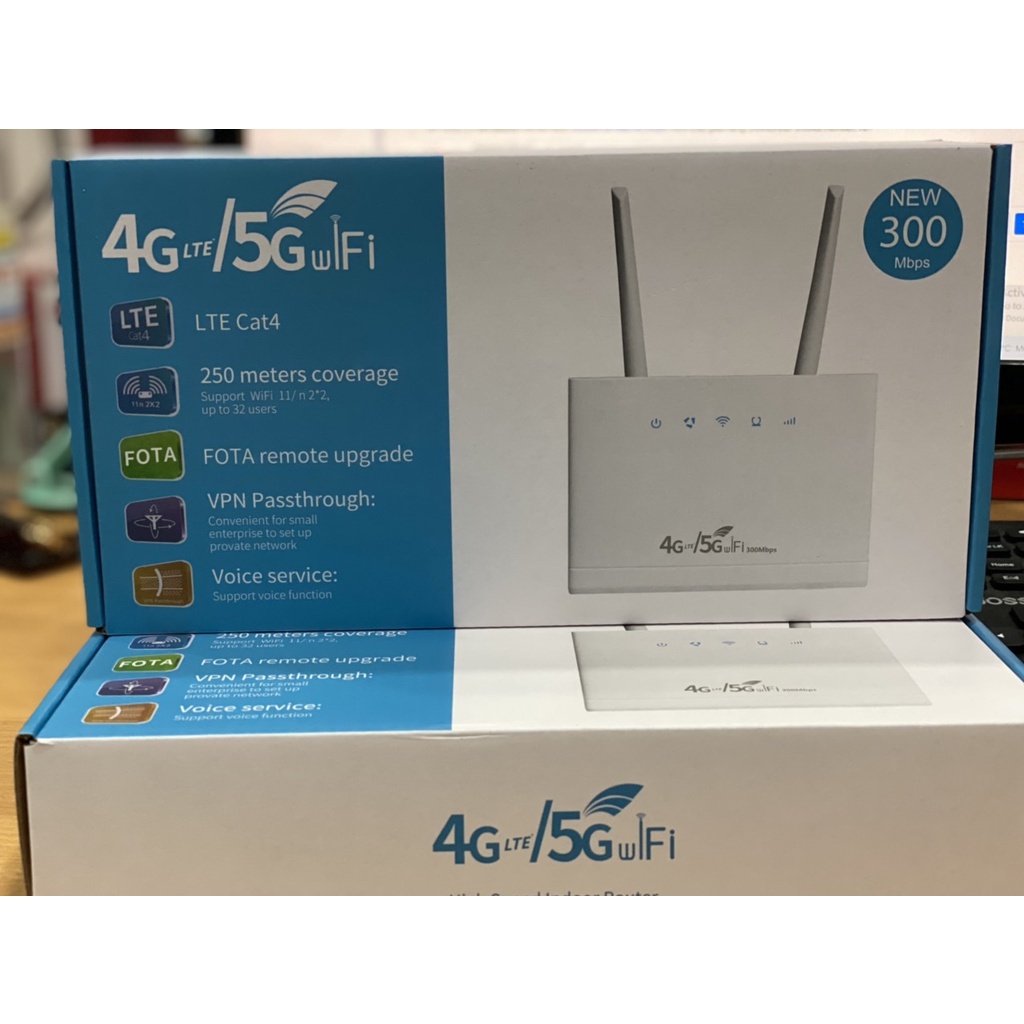 ☢☏Bộ phát wifi 4G Lte CPE R311 pro 3 cổng LAN