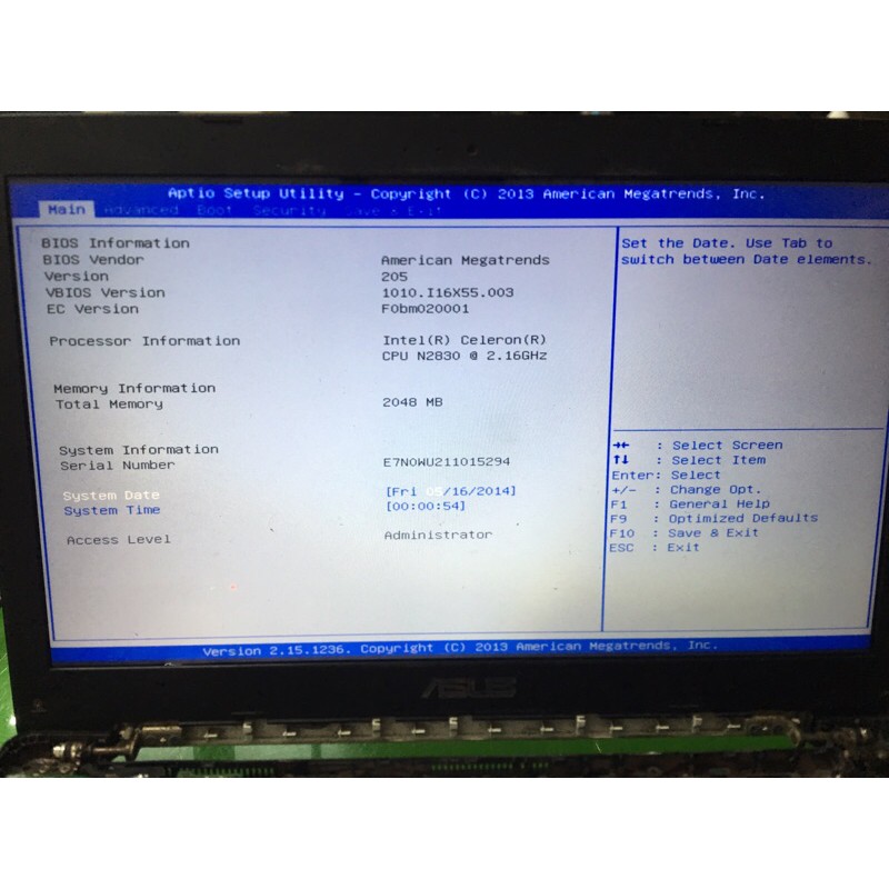 Main laptop Asus X553M cũ bóc máy.