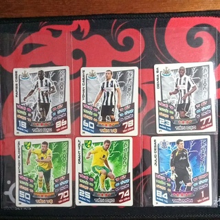 Thẻ cầu thủ bóng đá poca match attax mùa giải 2012-2013 cũ