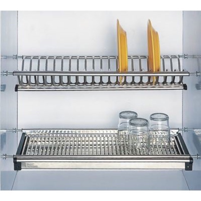 Kệ úp chén bát cao cấp âm tủ HIGOLD inox 304 bảo hành 5 năm