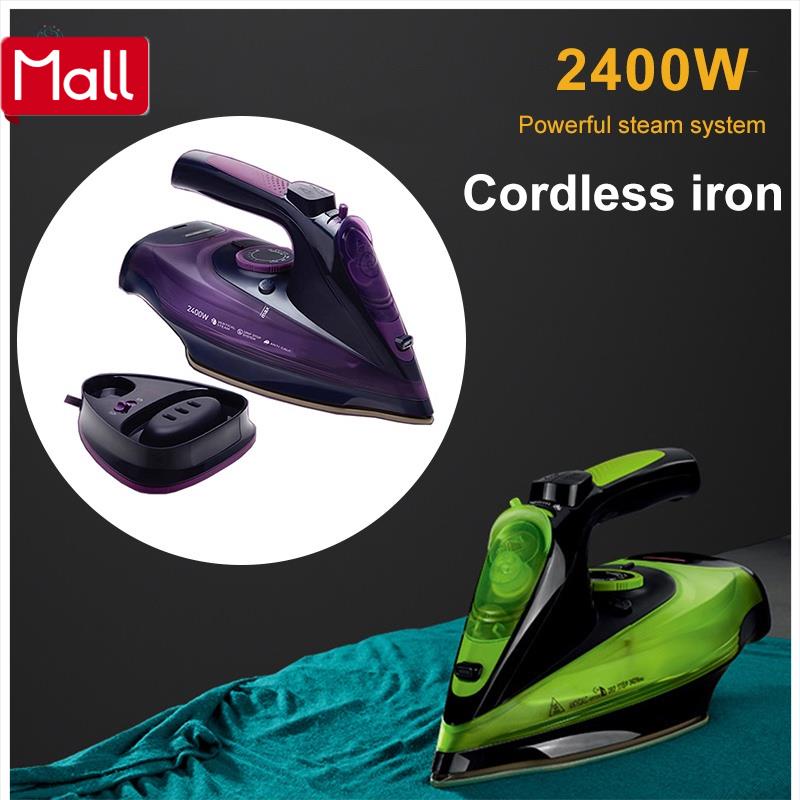 Bàn Ủi 2400W Không Dây Chống Dính Có Thể Sạc Lại Tiện Dụng 2400 Watt