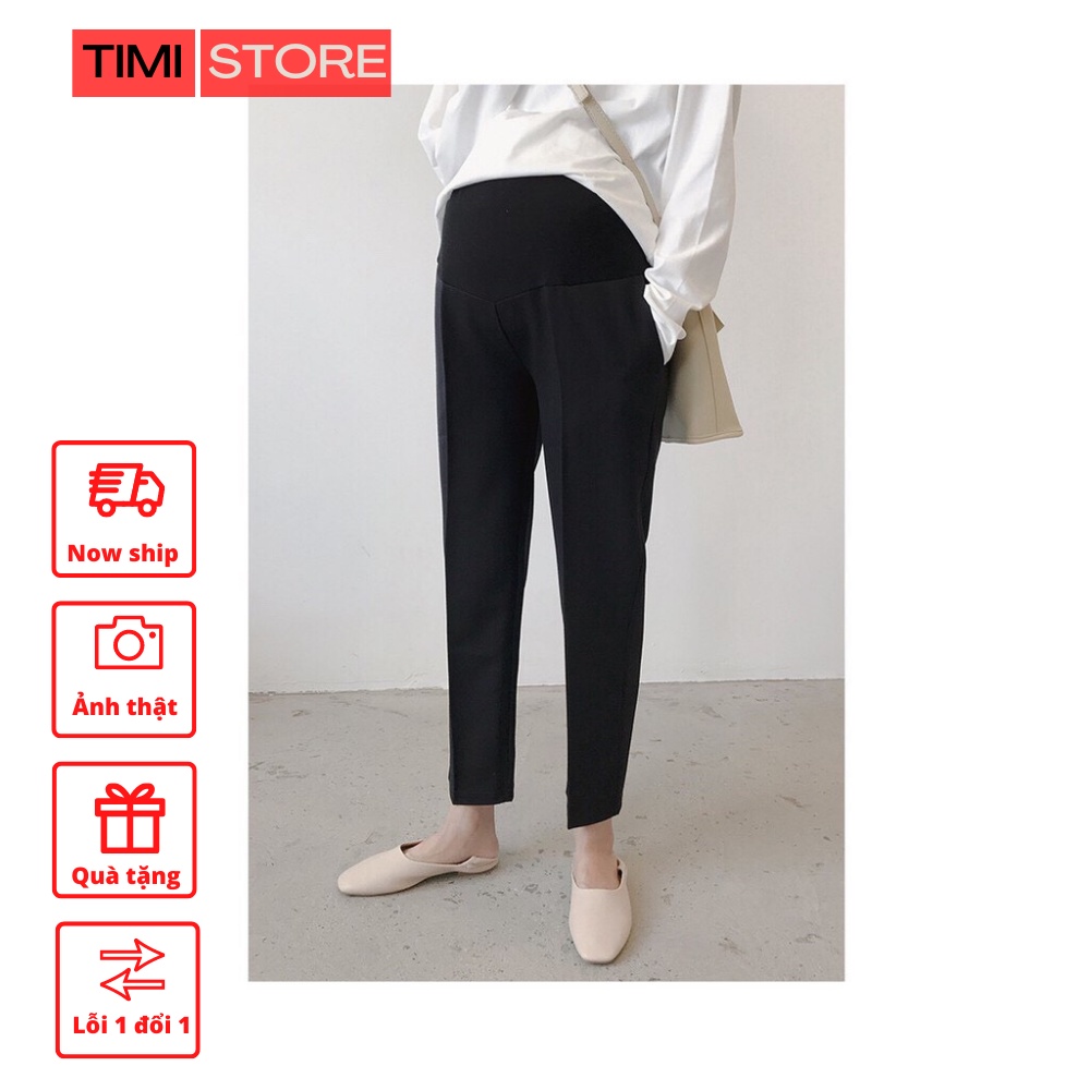 Quần bầu BAGGY bigsize 40-100kg dáng công sở chất umi co giãn nhẹ, vải đanh mặt lì không bám bụi, túi rộng