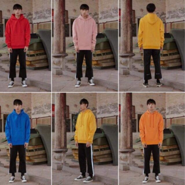 Áo Hoodie Thun Nỉ Nam Dài Tay Có Mũ Kiểu Dáng Thời Trang