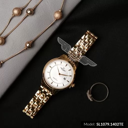 Đồng hồ Đôi SRWATCH SG1079.1402TE-SL1079.1402TE mặt kính Sapphire phong cách thời tr