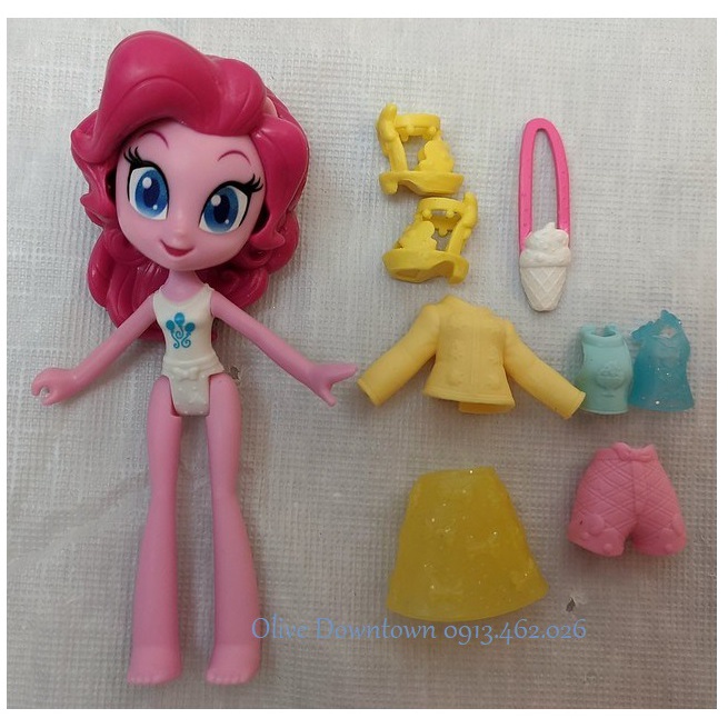 PINKIE PIE 🌼 Bộ Búp bê 10cm & 10 Phụ kiện khác nhau - MY LITTLE PONY dòng Fashion Squad