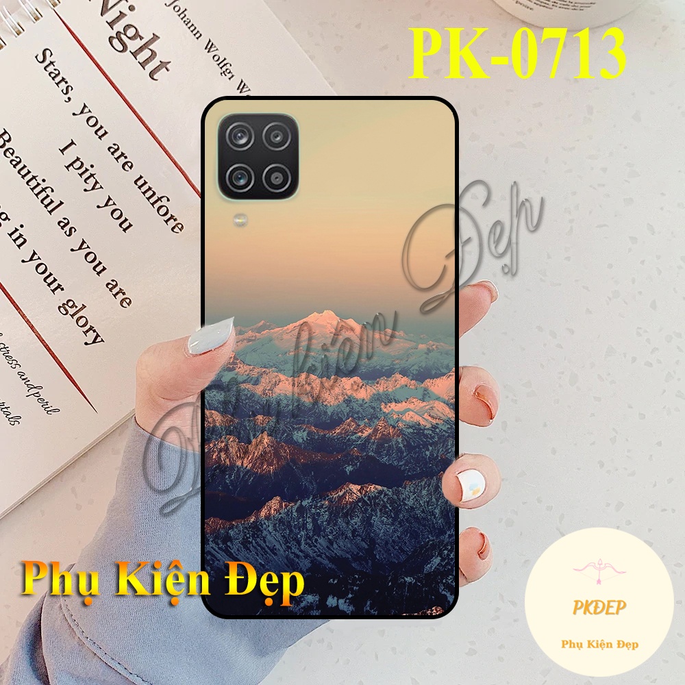 Ốp lưng SamSung Galaxy A12 viền đen in hình Phong Cảnh Đẹp