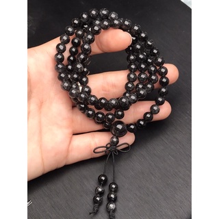 vòng tay 108 hạt tóc đen