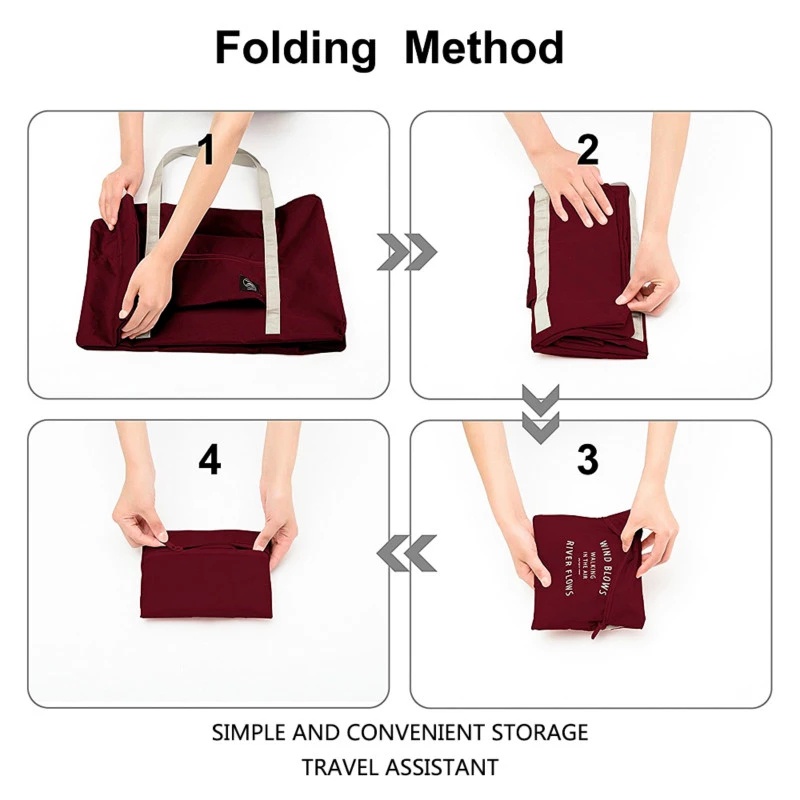 Túi du lịch dung tích lớn chất liệu nylon chống thấm nước thời trang