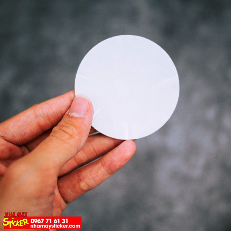 Sticker metal dán mâm xe hơi tròn 5.5cm - Shield miếng lẻ - STICKER FACTORY