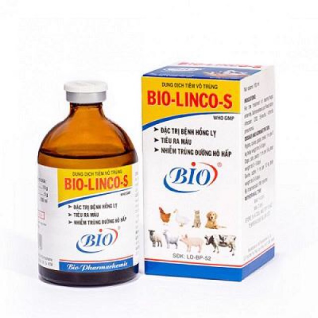 BIO- LINCO S trị khò khè, phân xanh trắng gà đá