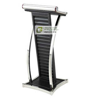 Bục phát biểu bọc da 470*470*1100 mm