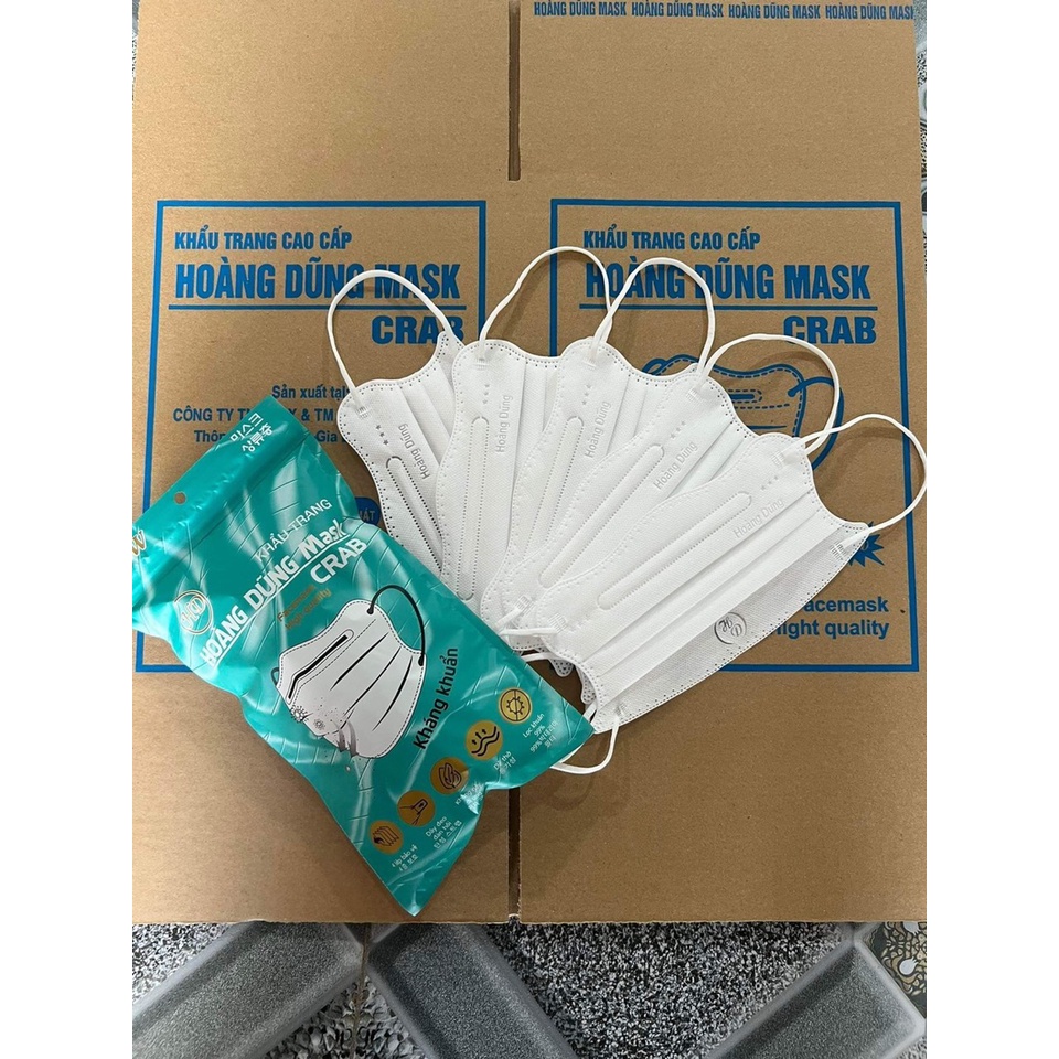 THÙNG 300 CÁI KHẨU TRANG CUA 4D KF94 HOÀNG DŨNG MASK KHÁNG KHUẨN CHỐNG BỤI MỊN