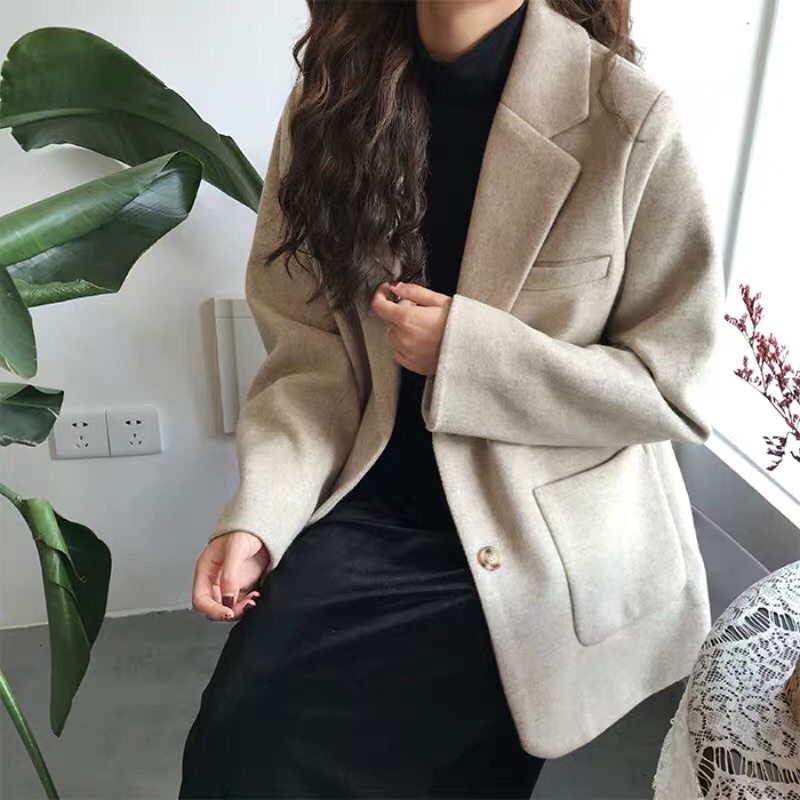 ÁO DẠ DÁNG VEST FORM ĐỨNG