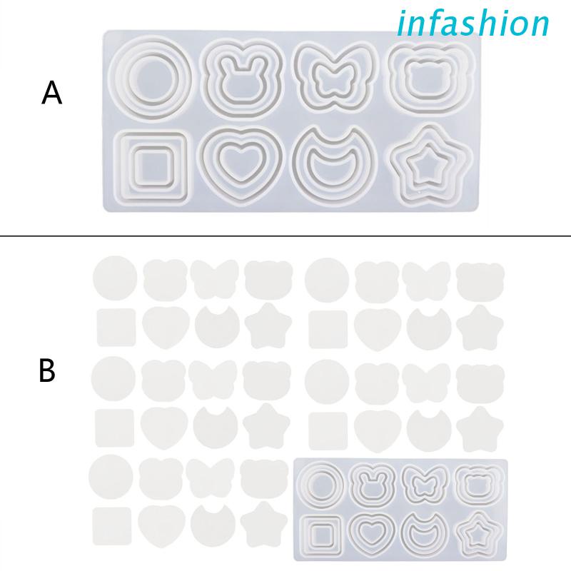 Khuôn Làm Đồ Thủ Công Hai Lớp Bằng Silicone Tiện Dụng