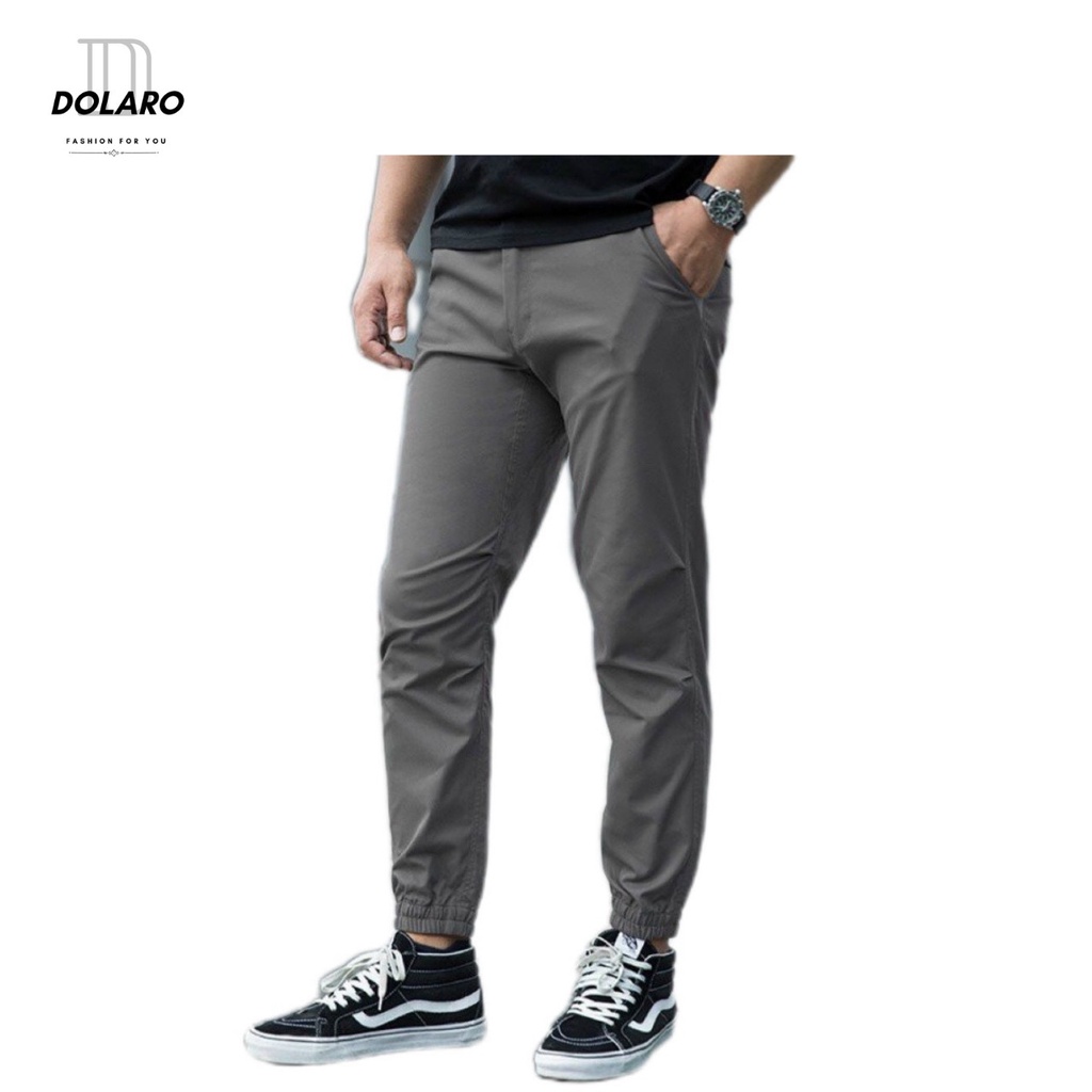 [Mã FATOP12 giảm 30K đơn 150K] Quần kaki jogger DOLARO FASHION FOR YOU chất dày dặn mềm mịn