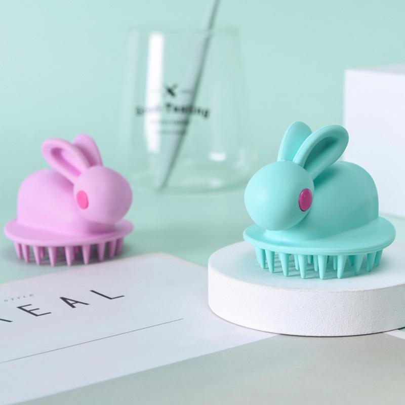 Lược Gel Mềm Mát Xa Da Đầu Khi Tắm Cho Người Lớn Và Trẻ Em