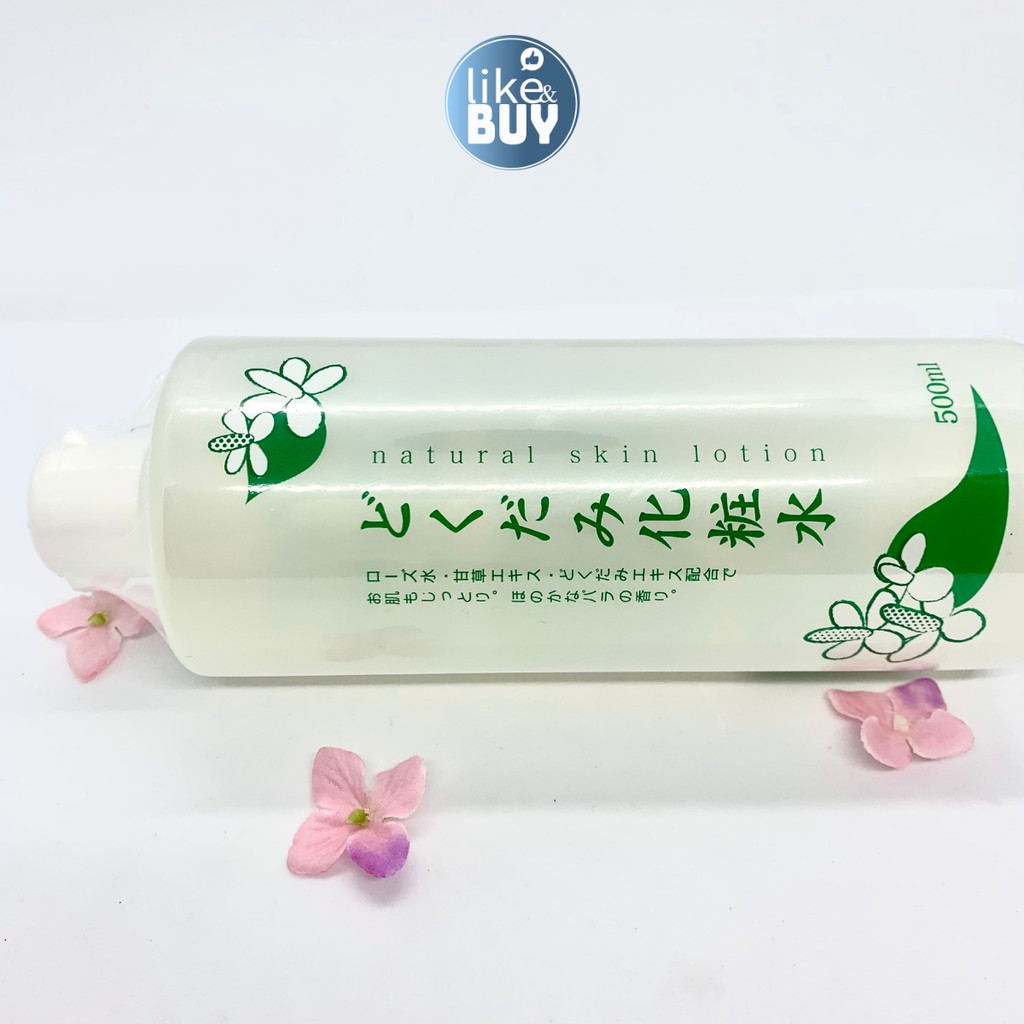 TONER RAU DIẾP CÁ SẠCH KHUẨN, NGỪA MỤN, SE KHÍT CHÂN LÔNG, THANH LỌC THẢI ĐỘC DA DOKUDAMI NATURAL SKIN LOTION - NHẬT BẢN | BigBuy360 - bigbuy360.vn