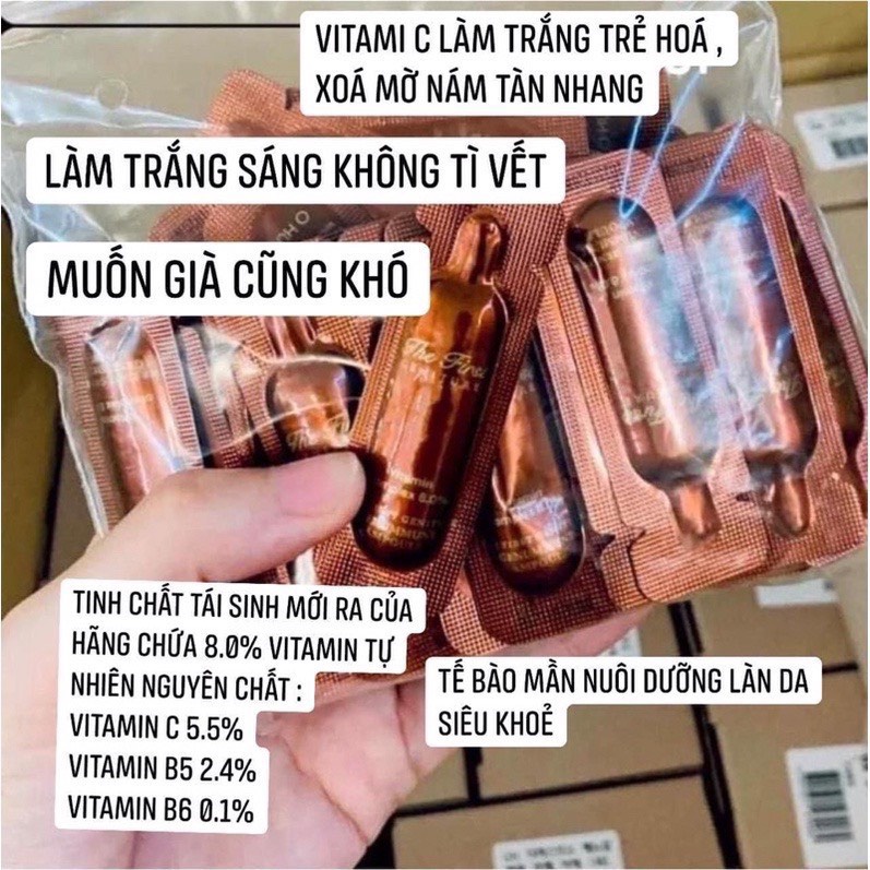 60 Gói Siêu tinh chất dưỡng trắng sáng da Ohui The First Vitamin C