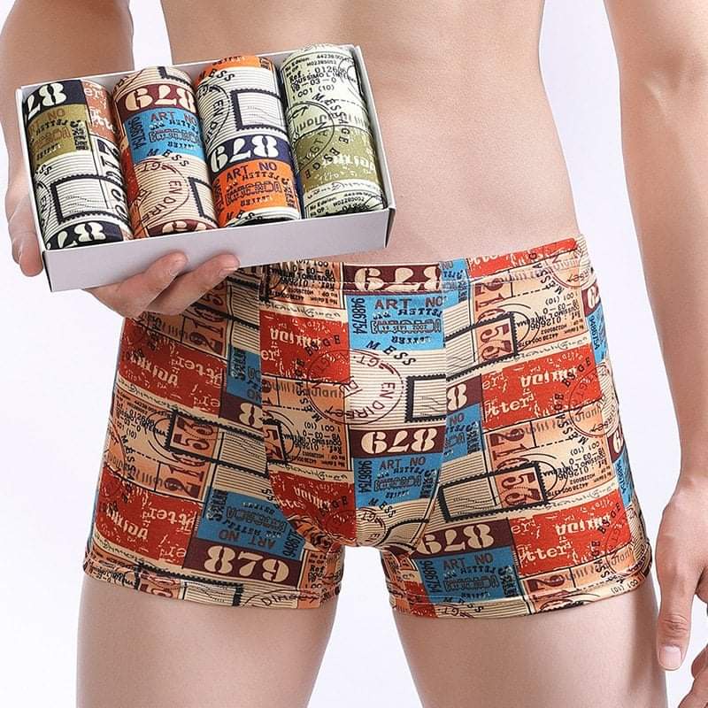 Quần boxer/quần sịp đùi in hình 3D thun lạnh MEN 05( lẻ 1 sản phẩm)