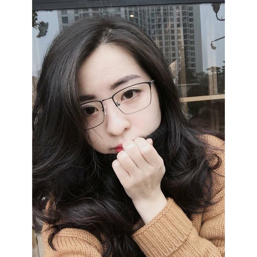 Gọng kính kim loại mảnh dáng chữ nhật Glasses Garden 9042 - Có lắp mắt cận theo yêu cầu | BigBuy360 - bigbuy360.vn