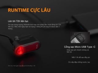 Đèn hậu xe đập Fenix BC05R