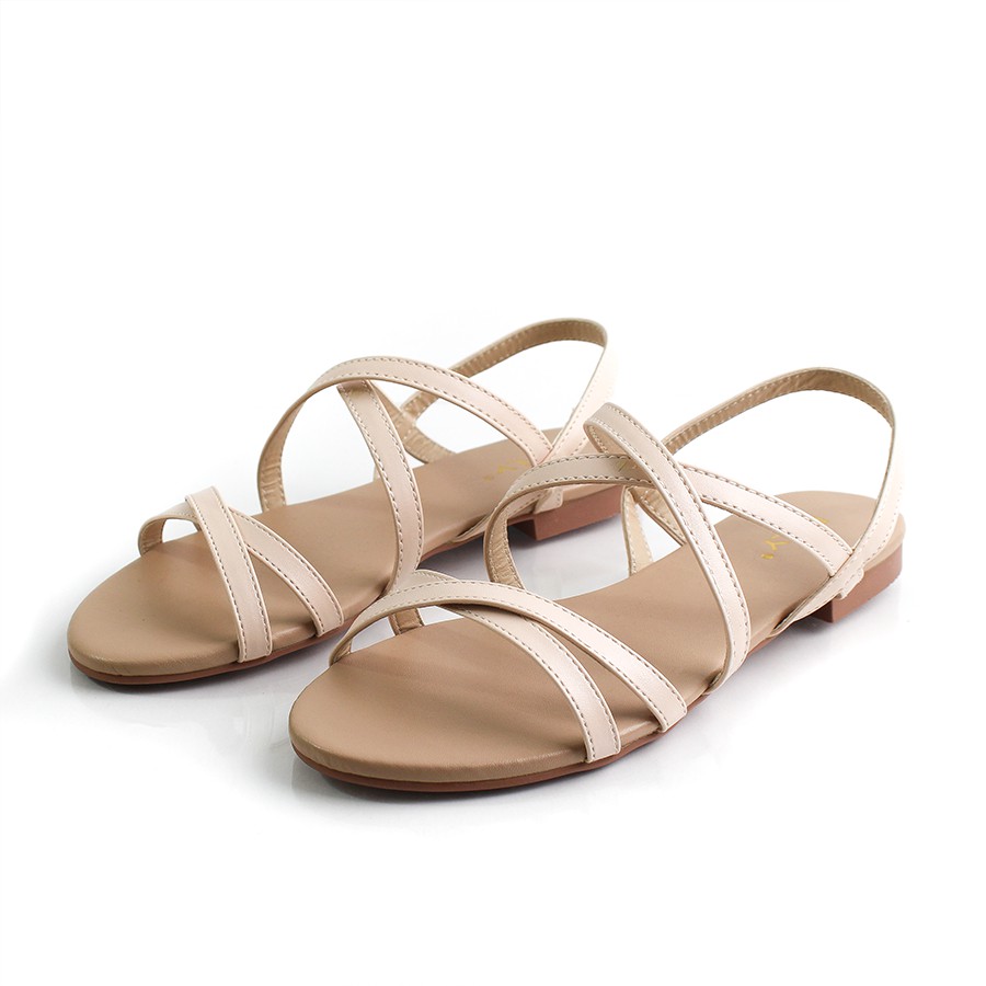 Giày sandal đê bệt quai kiểu chéo mới SD0284 Giày dép xinh Mys
