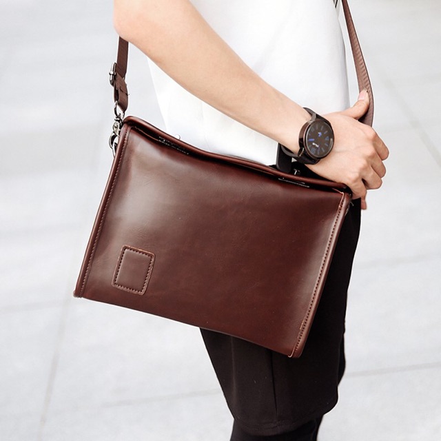 Cặp sách nam cặp da thời trang công sở