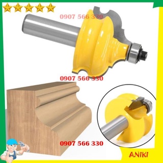 Mũi phay gỗ tạo chỉ nóc tủ - Mũi soi phào chỉ gỗ cho máy phay cầm tay QE045