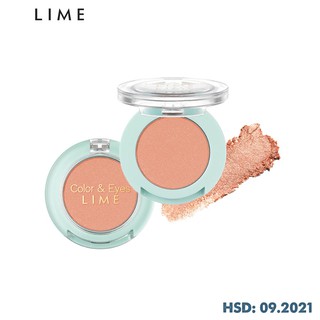 Phấn Mắt Lime Color & Eyes Single Shadow 1.4g (Nhũ Ít)