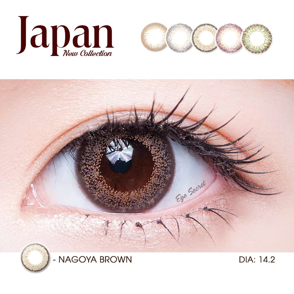 Kính áp tròng màu dùng 1 ngày Eye Secret Contact Lens-NAGOYA BROWN thumbnail
