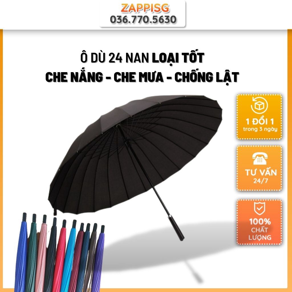 Ô dù chống mưa nắng tia tử ngoại, Dù Cầm Tay Thai, Địa Chỉ Bán Ô Dù - Mua Ngay Ô Dù Che Nắng Mưa Siêu To 24 Nan Kép