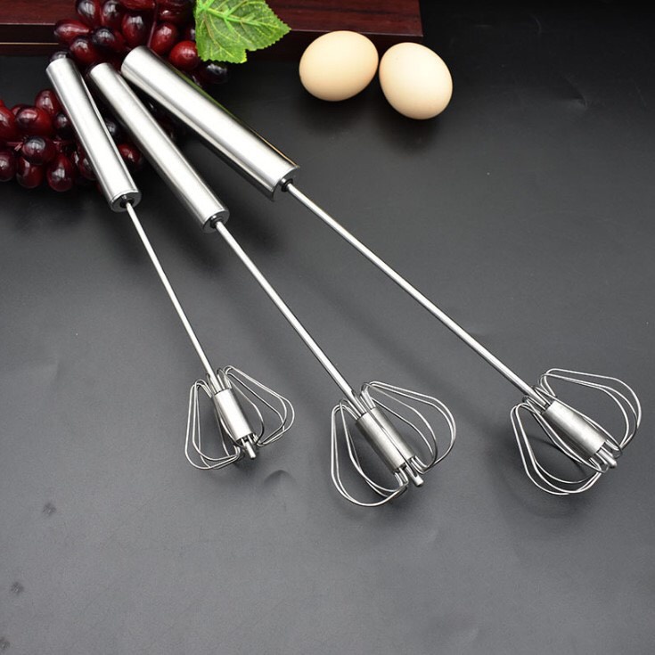 Cây đánh trứng inox có trục xoay tự động 𝐃𝟔𝟑