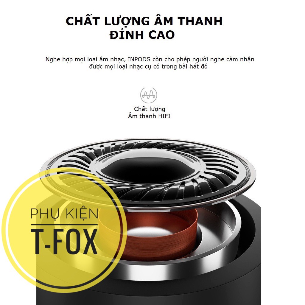 Tai nghe bluetooth i12 bản mới nhất tự động kết nối đầy đủ tính năng âm thanh chuẩn